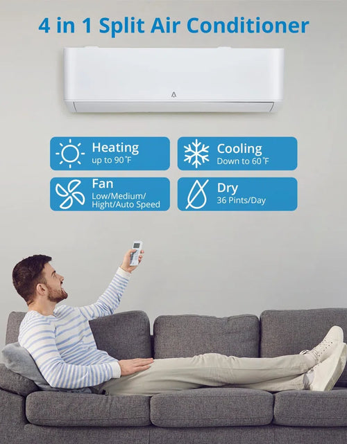 Load image into Gallery viewer, 24000 BTU Ductless Mini Split Air Conditioner with Remote Included
