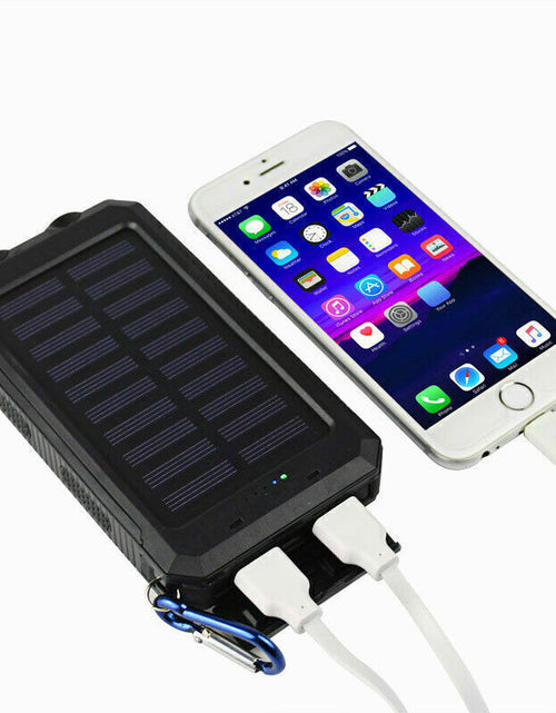 Load image into Gallery viewer, Super 20000Mah USB Portable Charger Solar Power Bank for Iphone Cell Phone 2023
